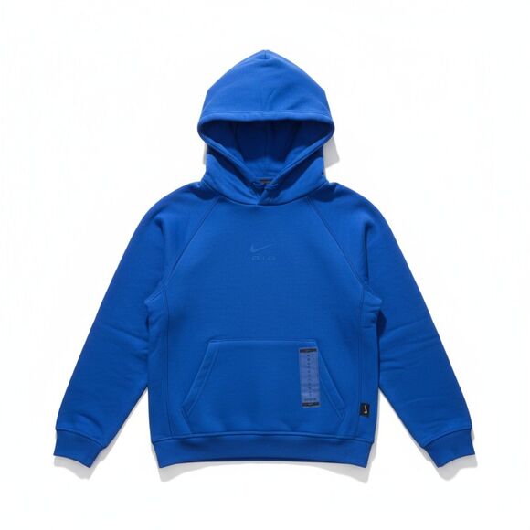 Nike Air Unisex Hoodie Size M Blue Pullover Sweatshirt Kangaroo Pocket NWT - Picture 3 of 14